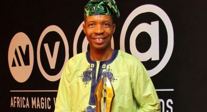 Hafiz Oyetoro won the award for the Best Actor in a Comedy at the first edition of the AMVCAs in Lagos, Nigeria. [Pulse]