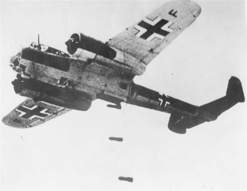 Dornier 17, bombowiec, zatopiony