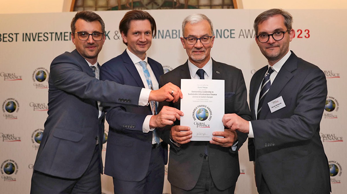 Bank Pekao S.A. liderem wspierania zrównoważonej infrastruktury w Europie Środkowej i Wschodniej