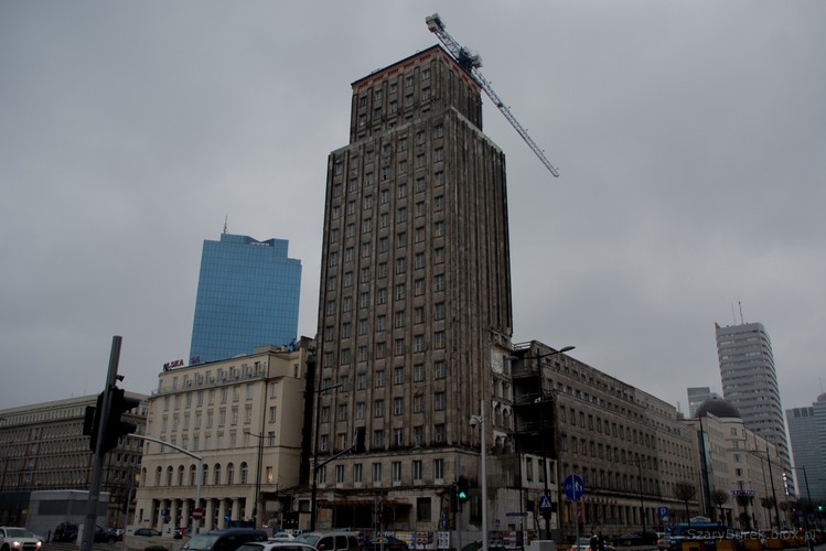 Warszawski wieżowiec Prudential od środka