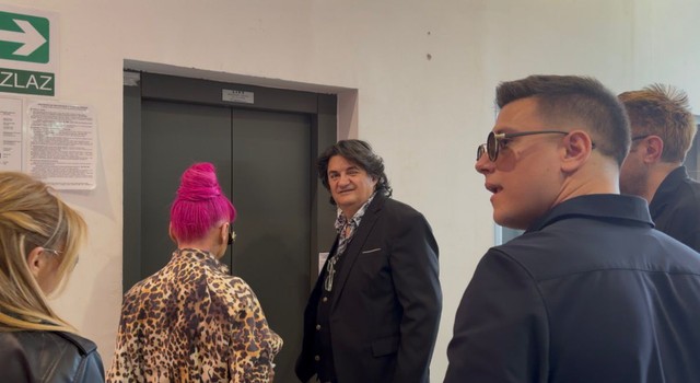 Zorica Brunclik i Kemiš na snimanju "Pinkovih zvezda"