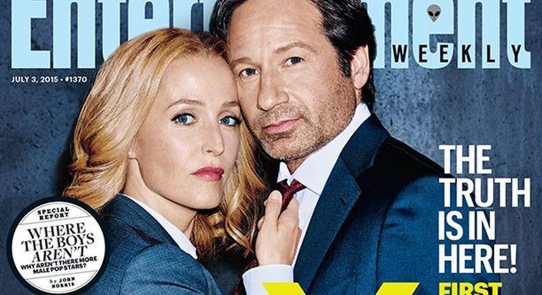 'The X-Files'; Gillian Anderson and David Duchovny