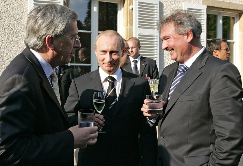 Jean-Claude Juncker i Władimir Putin