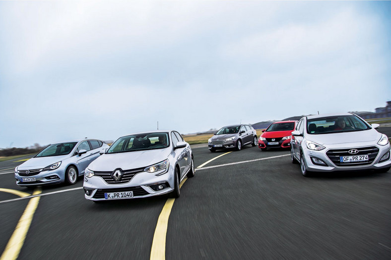 Nowe Renault Megane kontra Ford Focus, Honda Civic, Hyundai i30 i nowy Opel Astra