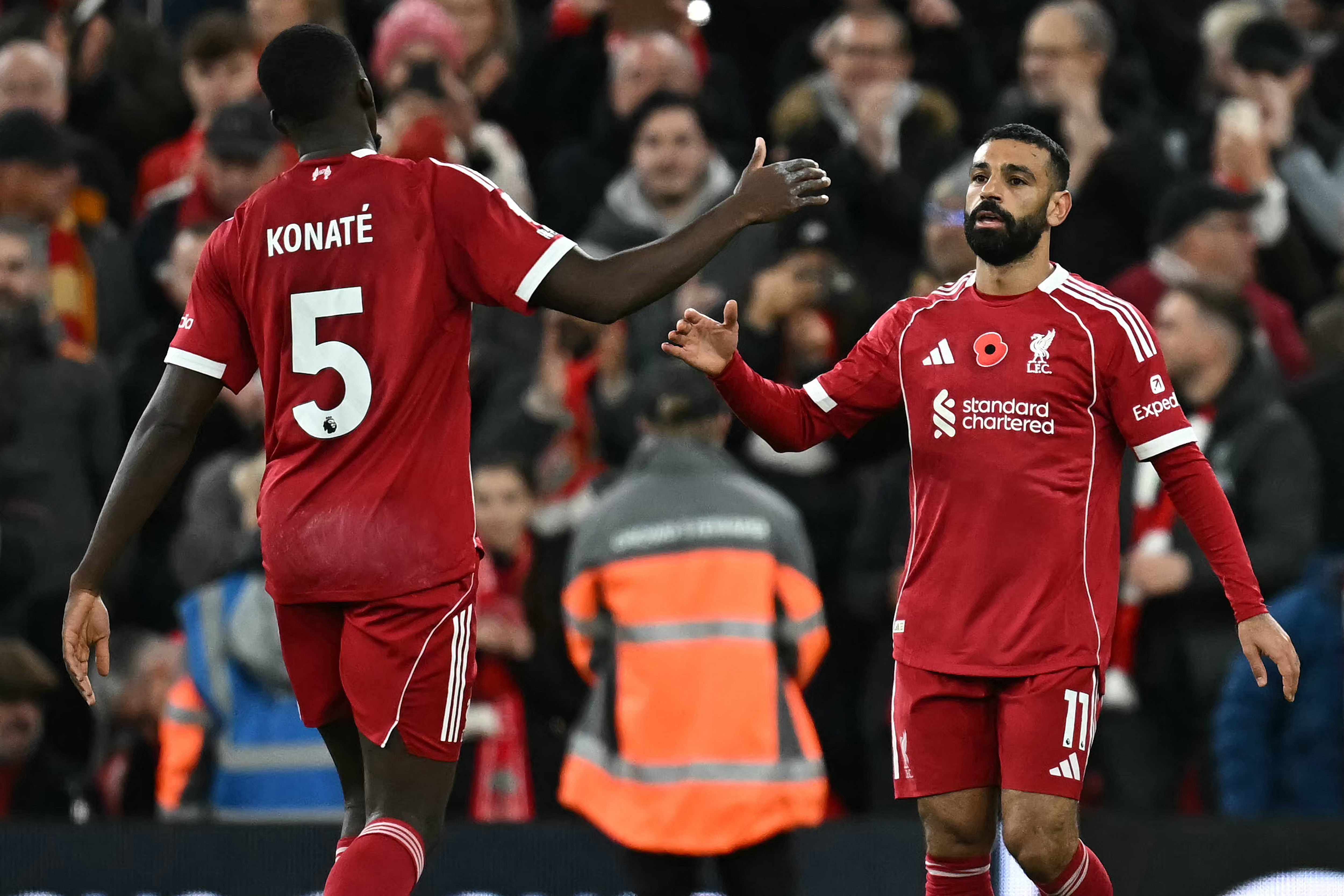 Salah scores 250th goal as Liverpool end losing streak with Villa win