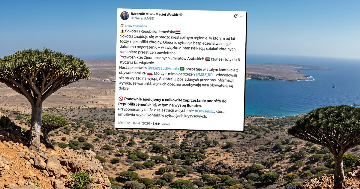 Polacy utknęli na wyspie. Za nic mieli ostrzeżenia? MSZ stanowczo odradziło podróży w ten region