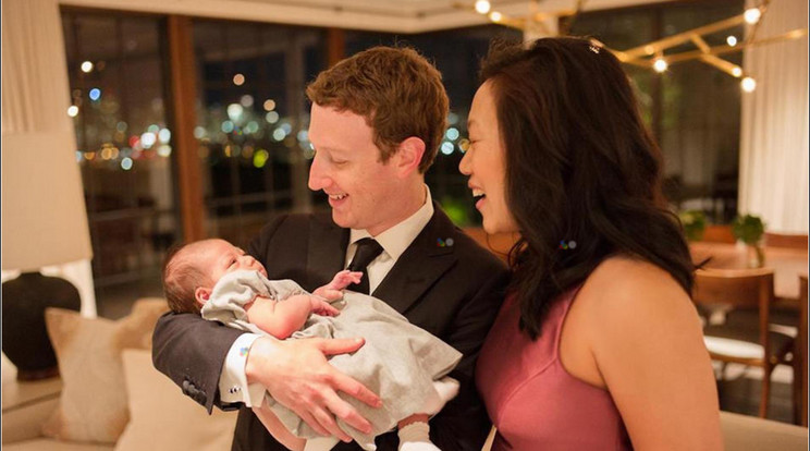 Zuckerbergék új nevet adtak kislányuknak /Fotó: Northfoto