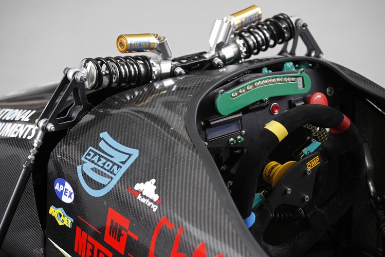 Latem bolid CMS-02 wystartuje w czterech edycjach zawodów Formula Student. Najbliższe zawody odbędą się w Anglii. <br><br> fot.  (mgo) PAP/Artur Reszko