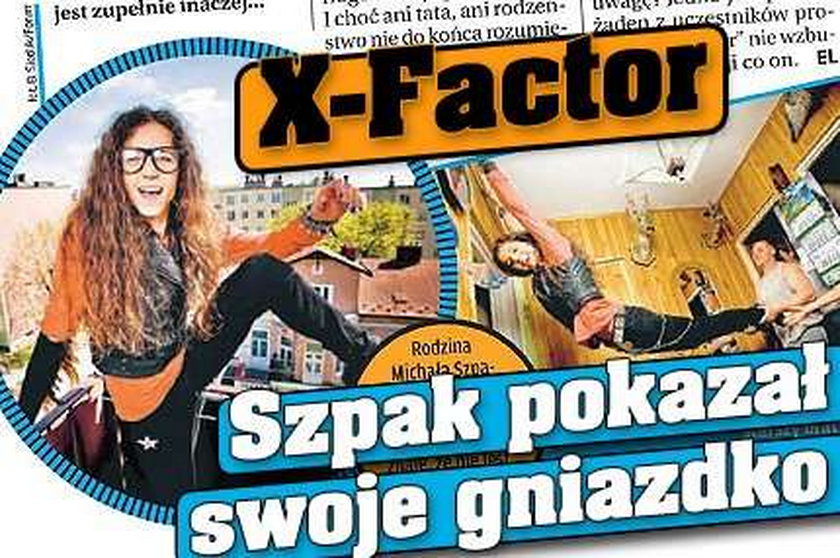 X Factor. Szpak pokazał swoje gniazdko!