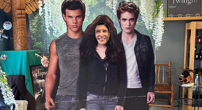 My visit to Forks, Washington, included many Twilight photo opportunities.Amanda Adler