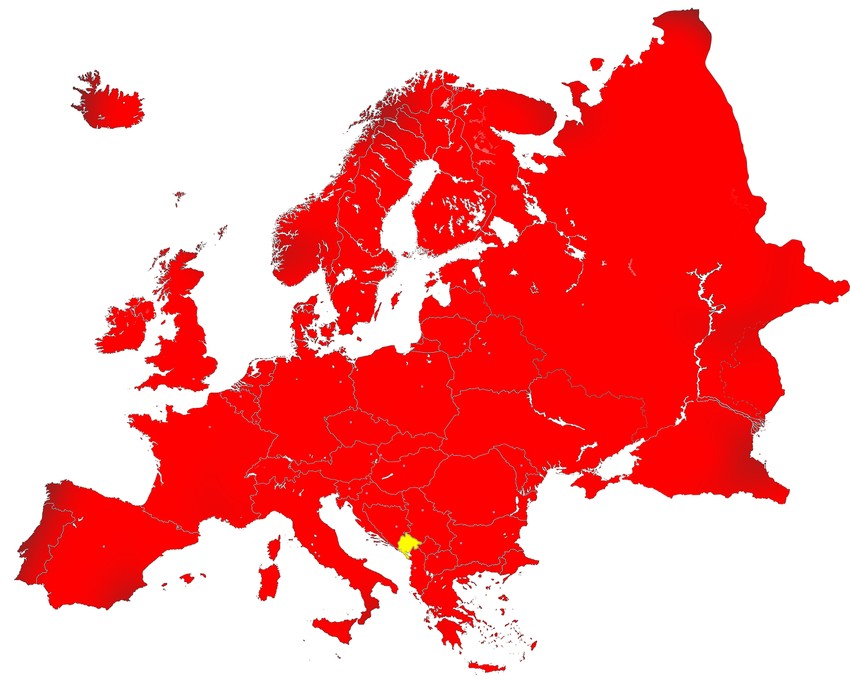 Rizik od infekcije u Crnoj Gori povećan je sa "umerenog" na "visok"