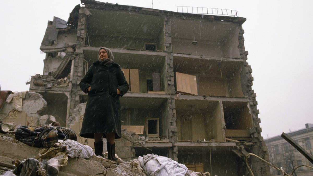 Miasto Leninakan (dziś Giumri) po trzęsieniu ziemi (1988)