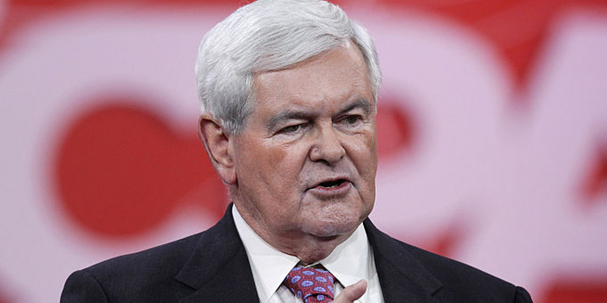 Newt Gingrich at CPAC.