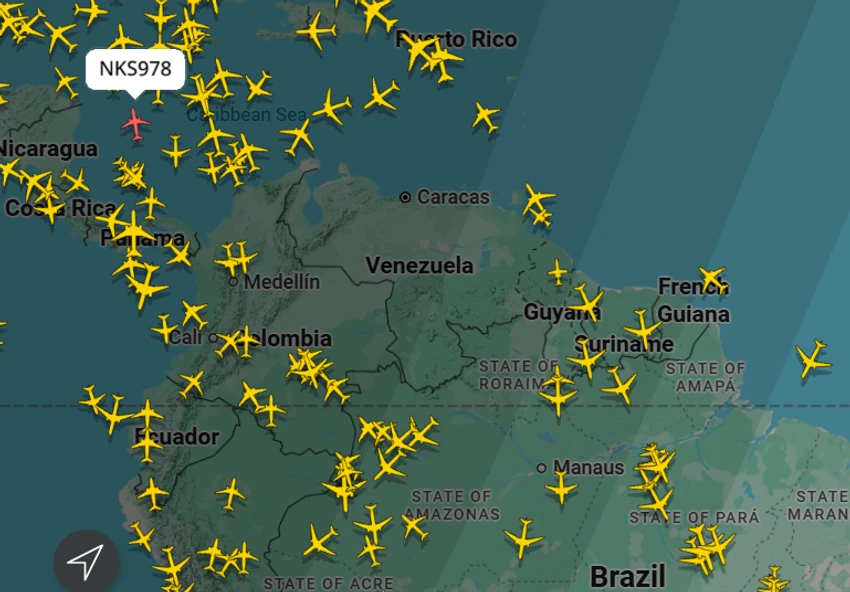 Nebo iznad Venecuele