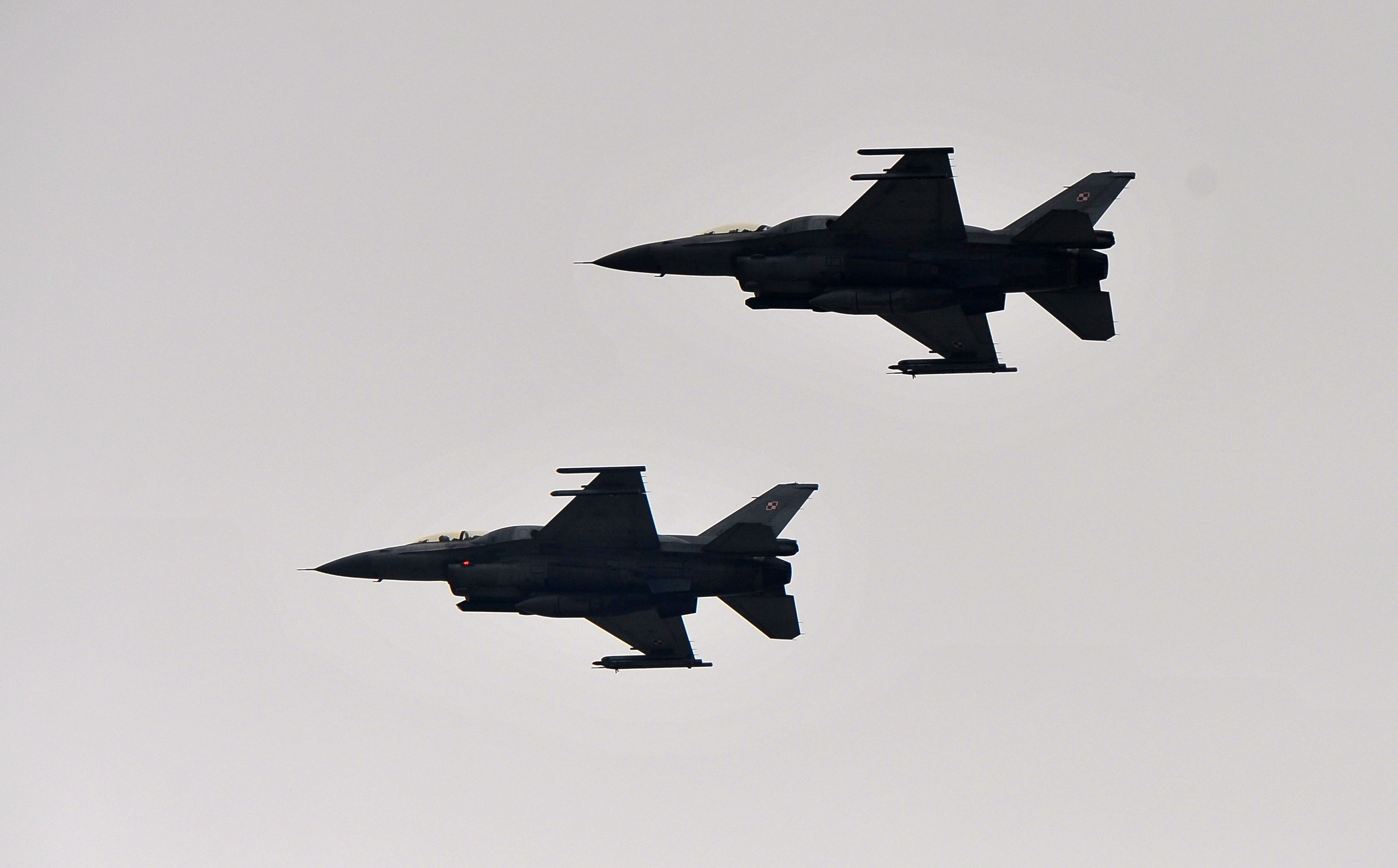 Polskie samoloty poderwane po atakach Rosji na Ukrainę