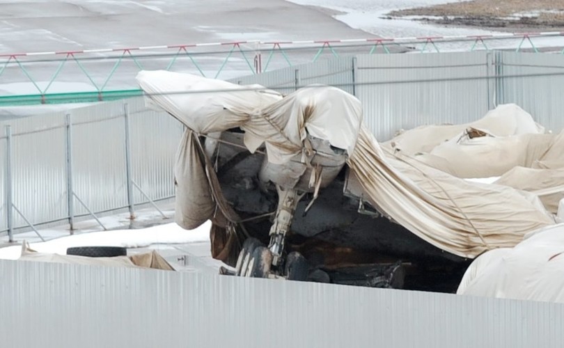 Wrak polskiego tupolewa w Smoleńsku