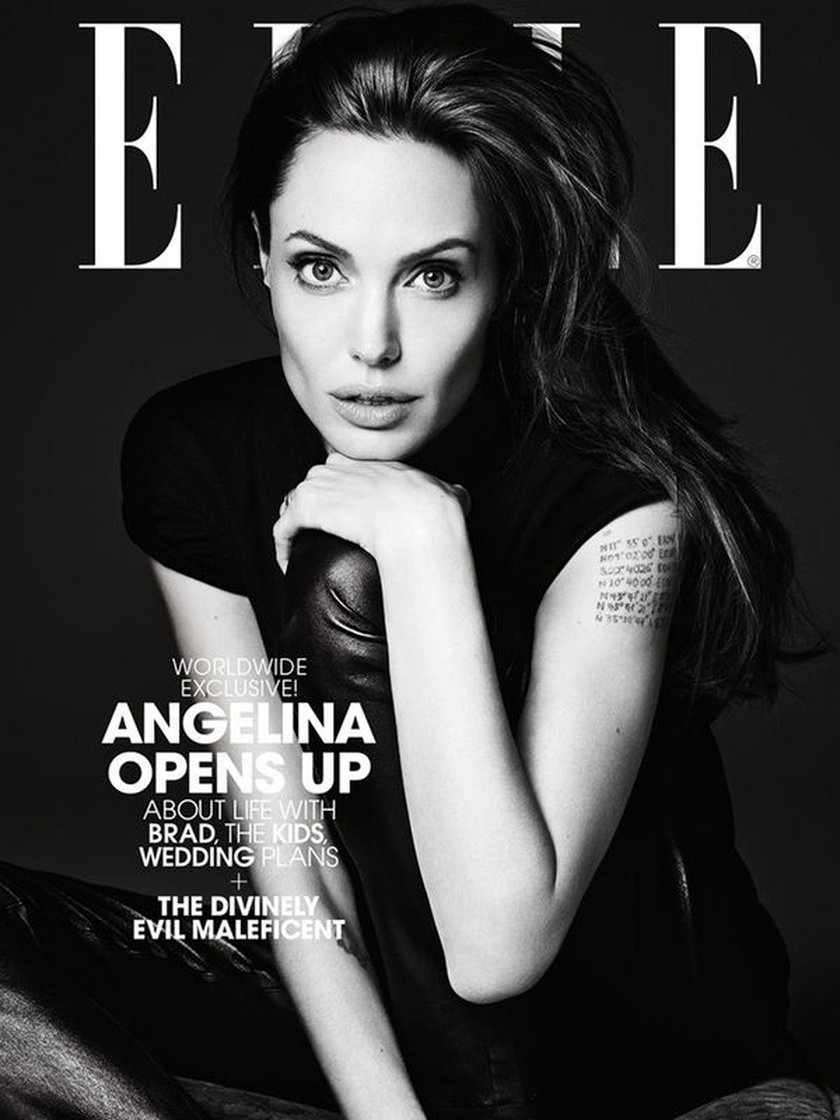 Angelina Jolie na okładce amerykańskiego "ELLE"