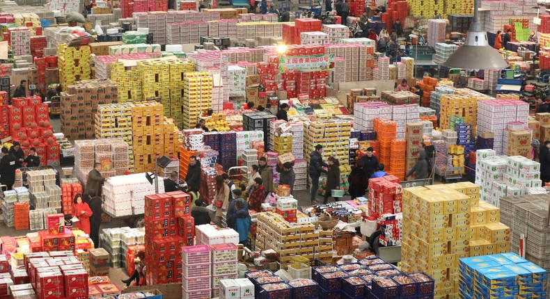 China fruit market