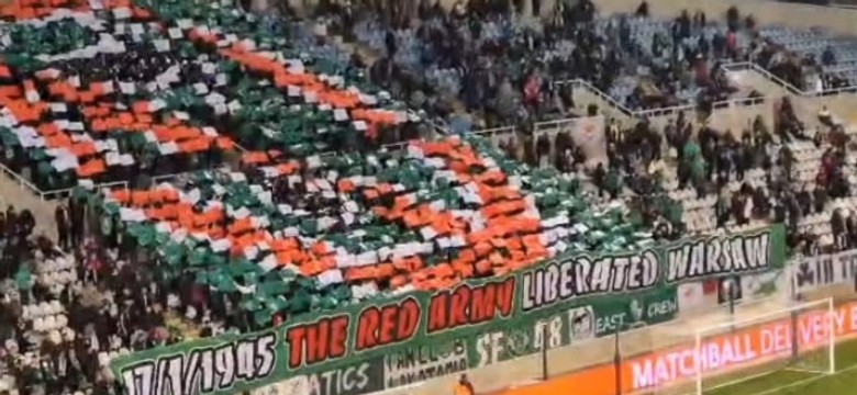 Komunistyczna oprawa nie przeszkadza UEFA. Legia za hasła o Łukaszence została ukarana