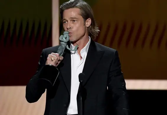 "Dodam to sobie do opisu na Tinderze" - Brad Pitt podwójnie wygrał podczas SAG Awards