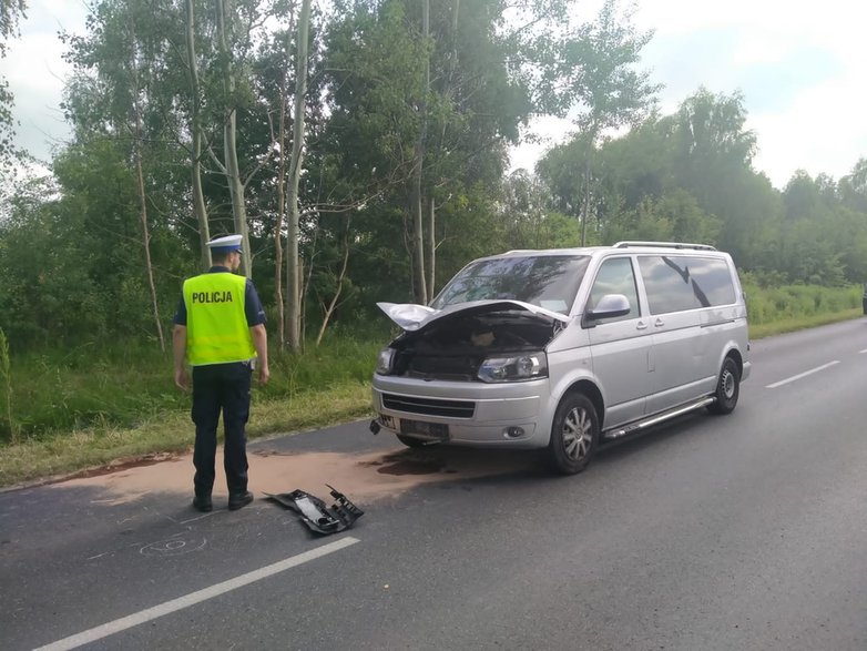 Śmiertelne potrącenie w Justynowie. Zginął 59-letni mężczyzna