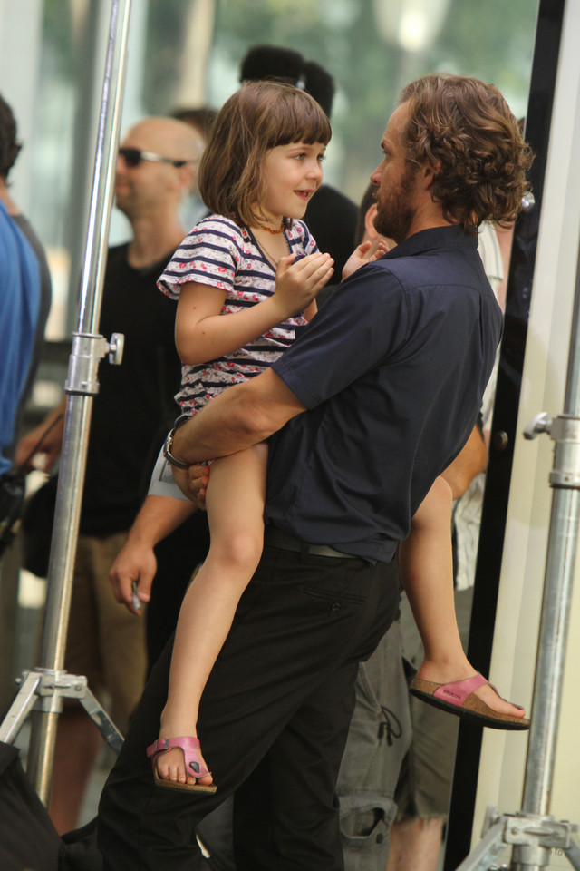 Peter Sarsgaard z córką Ramoną