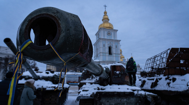 Elhagyott tank Kijevben / Fotó: Northfoto