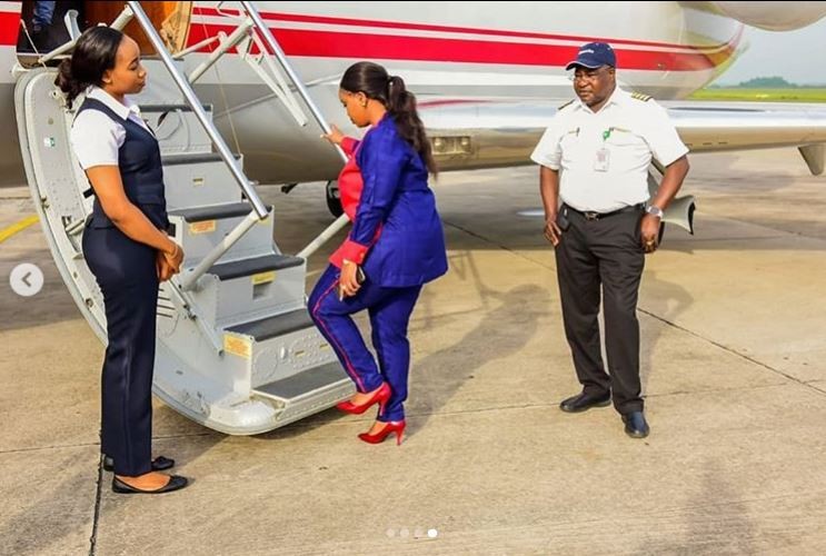 Rev. Lucy Natasha acquires brand new private jet 