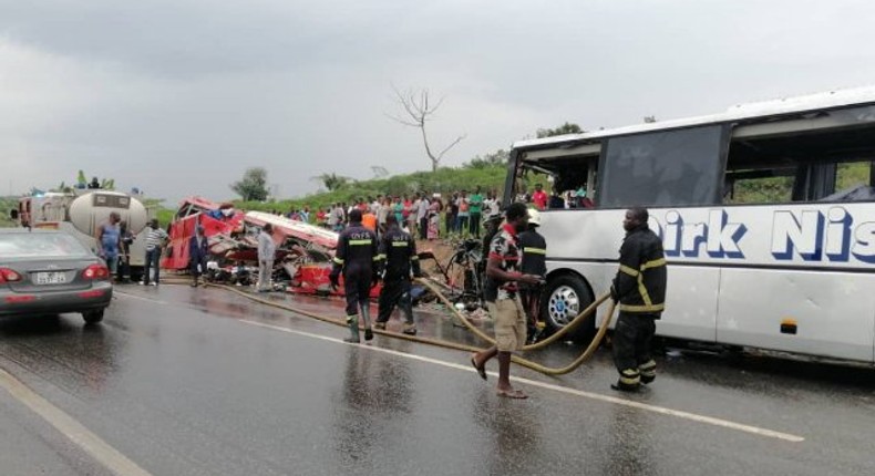 Takoradi Highway Accident: ‘There was no ambulance; victims were carried in pickup truck’ – Eyewitness narrates