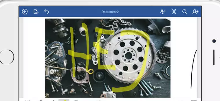 Microsoft Office na iPhone'a z odręcznym rysowaniem
