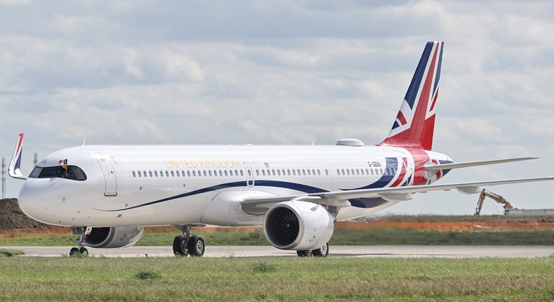 King Charles III's and Queen Camilla's plane lands at Orly Airport on September 20, 2023 in Paris, France.Tim Rooke/Getty Images