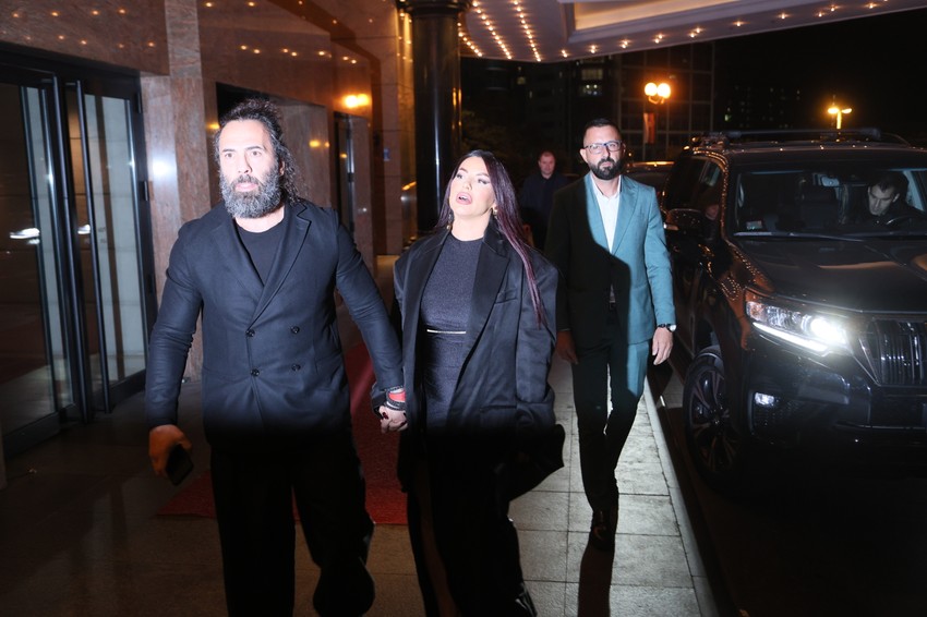 Seka Aleksić sa mužem na proslavi kod Jane