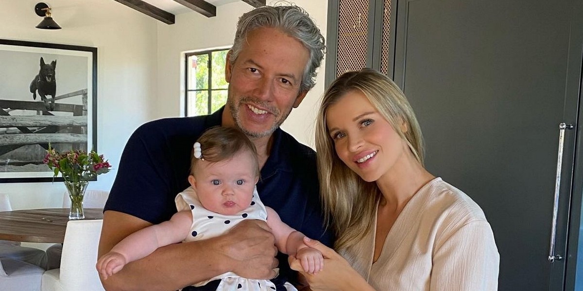 Joanna Krupa z mężem Douglasem i córką Ashą Leigh.