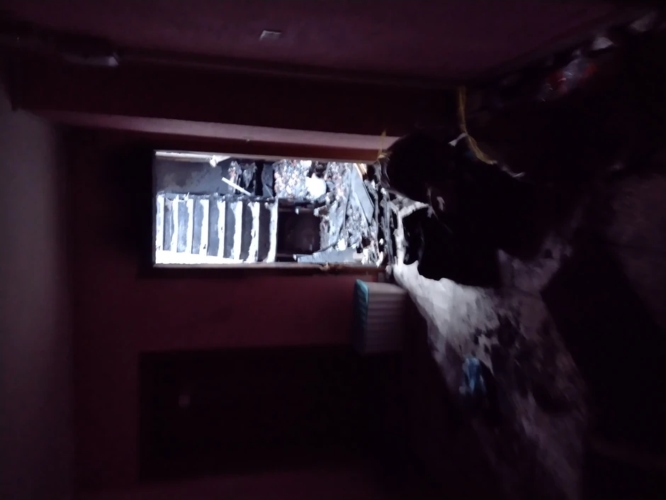 Uviđaj na mestu gde je izbio požar