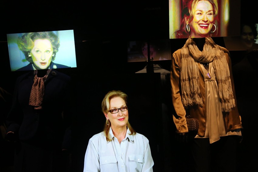 Meril Strip pored kostima koje je nosila u filmovima