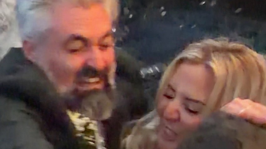 Jamie Wade s manželkou Michelle. 