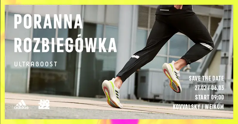 Poranna Rozbiegówka Ultraboost już 27 lutego oraz 6 marca