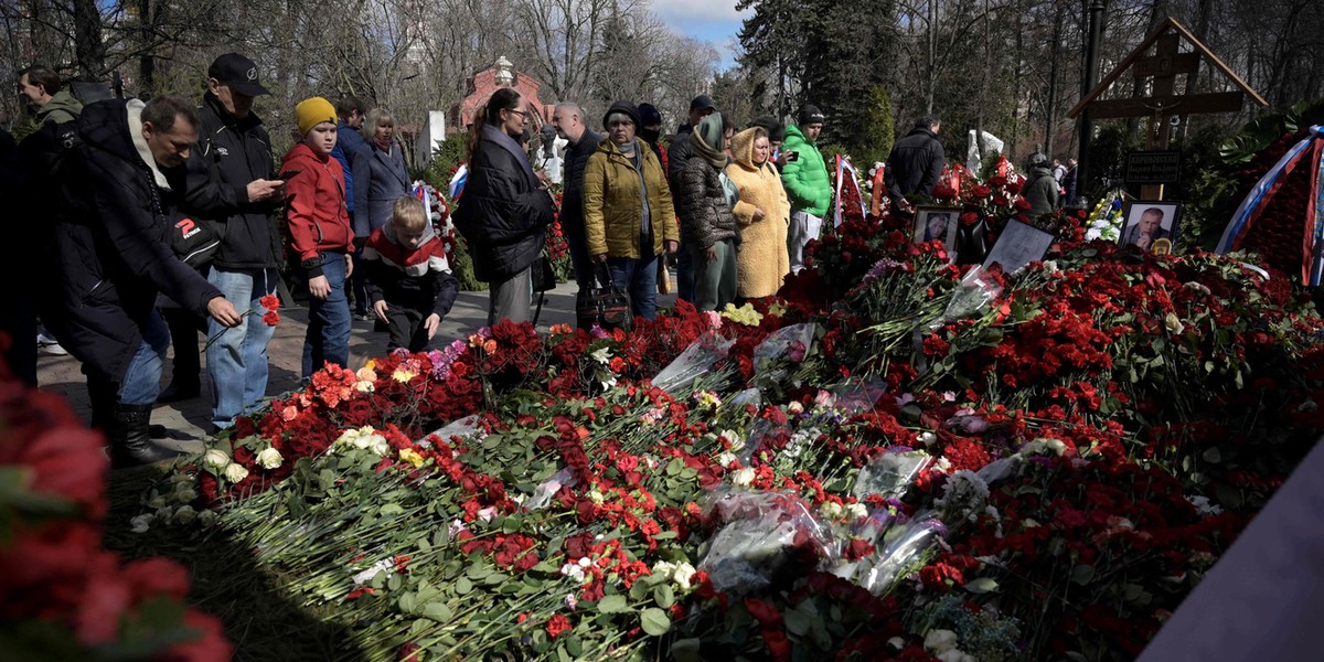 Władimir Żyrinowski został pochowany w Moskwie. Tak wygląda jego grób.