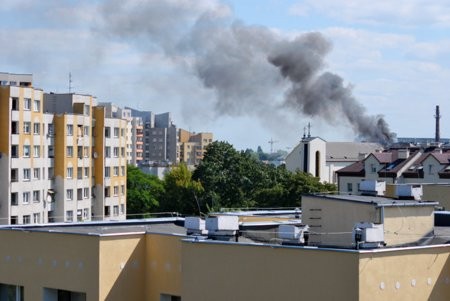 Pożar kościóła p.w. Chrystusa Króla na Targówku