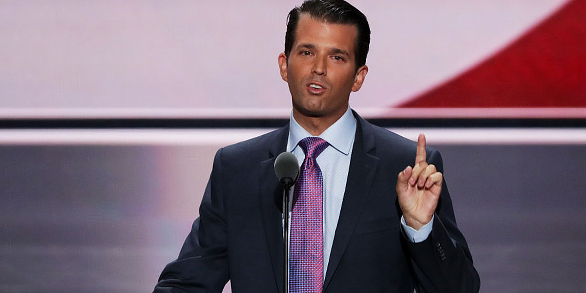 Donald Trump Jr. says media would be 'warming up the gas chamber' if his dad acted like Clinton