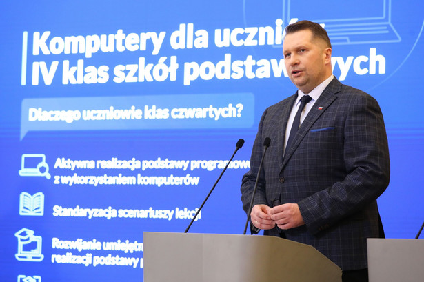 Minister edukacji i nauki Przemysław Czarnek