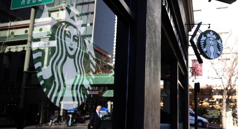 Starbucks. Justin Sullivan/Getty Images