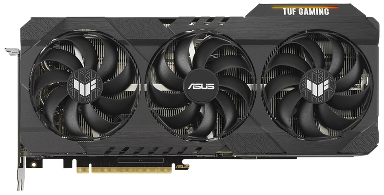 ASUS TUF Gaming GeForce RTX 3080 OC – karta cechuje się minimalistycznym i industrialnym wyglądem