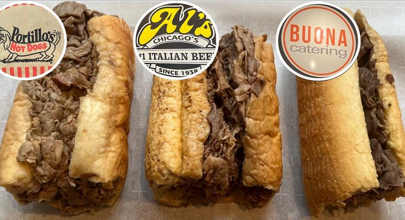 I tried Italian beef from three Chicago staples to find which I liked best.Alexis Kishimoto