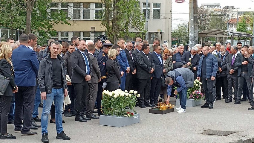 Sećanje na stradale vojnike u Dobrovoljačkoj ulici