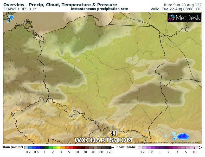 Noc zapowiada się pogodnie