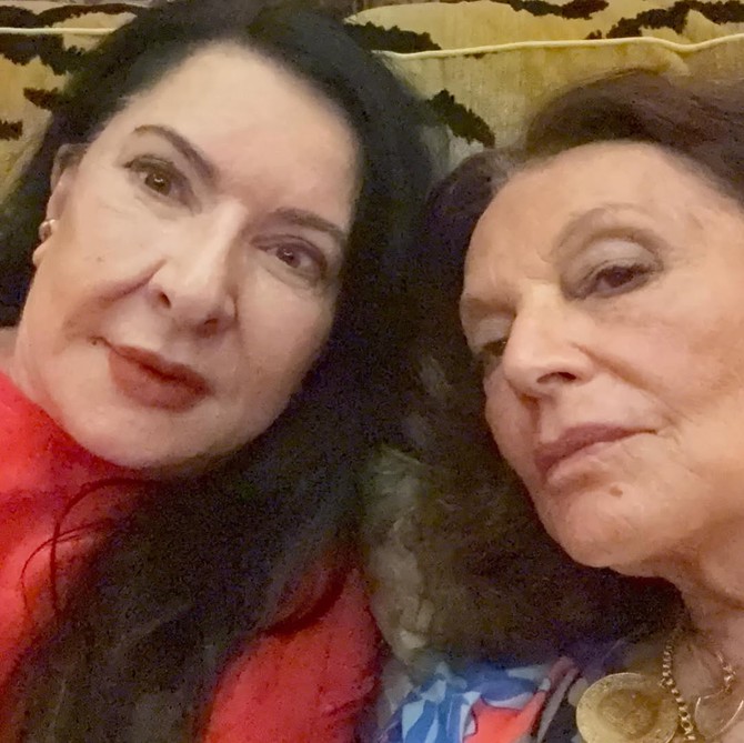 Marina Abramović i Dajana fon Firstenberg