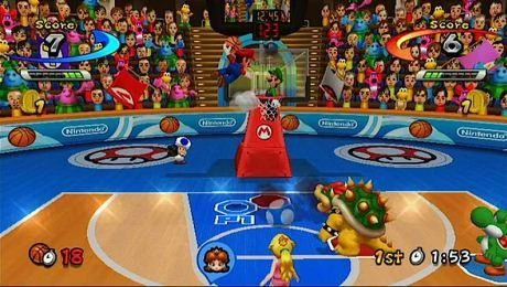 Screen z gry "Mario Sports Mix"