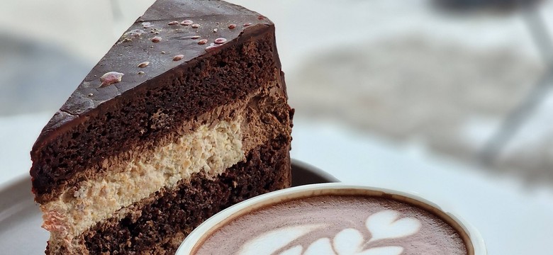 Nie z filiżanki a w formie deseru. Ciasto kawa z mlekiem