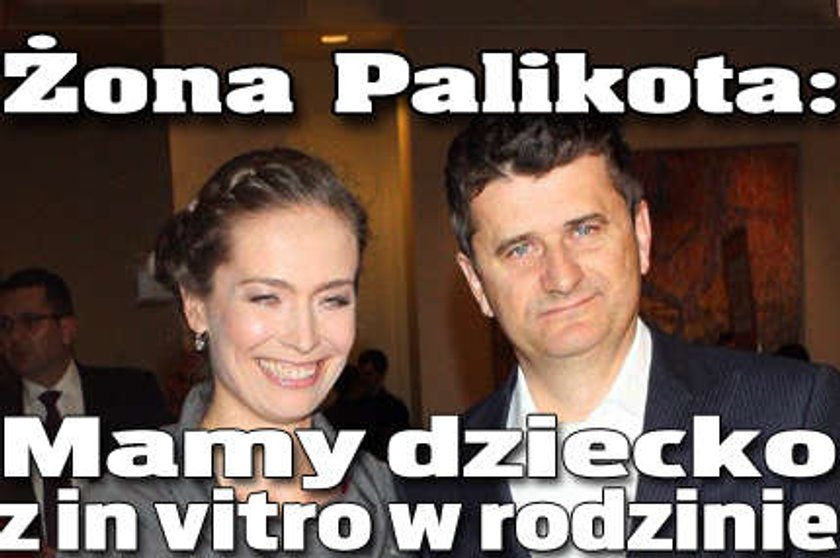 Żona Palikota: Mamy dziecko z in vitro w rodzinie